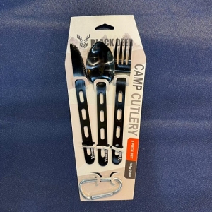 ست قاشق،چنگال و کارد تیتانیوم بلک Black Deer بلک دیر