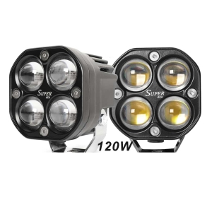 پروژکتور لنز دار دو رنگ Super 4*4