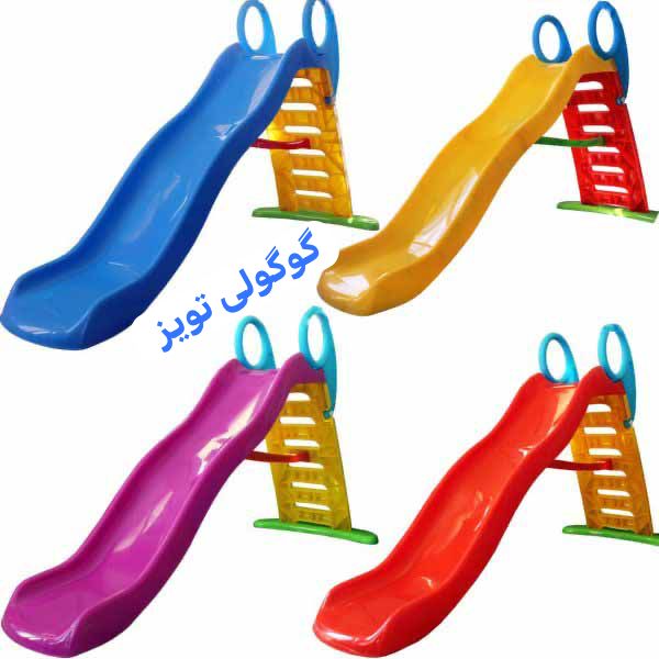 سرسره 6 پله موج - کفی یک تکه, حفاظ دار