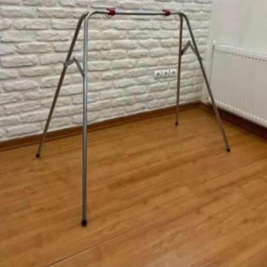 پایه تاب کودک استیل*تاشو*- مخصوص آویز تاب ریلکسی(هزینه ارسال به عهده خریدار)