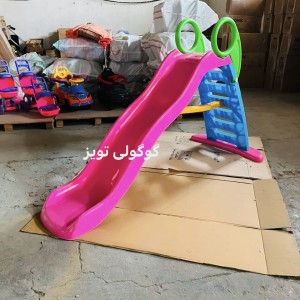 سرسره کودک 6 پله موج - کفی یک تکه, حفاظ دار(تحویل حضوری تهران و حومه)شهرستان پس کرایه