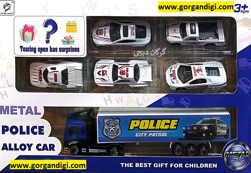 ست ماشین فلزی کد 8526 مجموعه 6 عددی