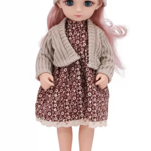 عروسک باربی مفصلی چشم متحرک