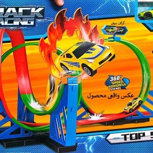 کیت ماشین بازی ریسینگ سرعتی چرخشی کد 8045