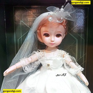 عروسک مفصلی مدل عروس 30 سانتی