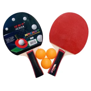 راکت پینگ پنگ مدل KESIKA بسته دو عددی به همراه 3 عدد توپ  تک و عمده