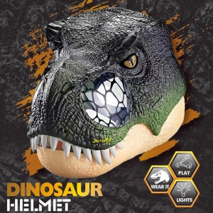 ماسک ایفای نقش مدل دایناسور طرح تیرکس تک و عمده