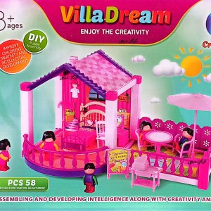 اسباب بازی مدل ویلای عروسکی  تک و عمده