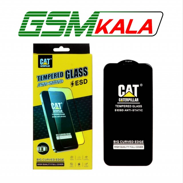 گلس پک دار و توری دار Anti Static ESD Caterpillar iPhone 13 - 13 pro - 14