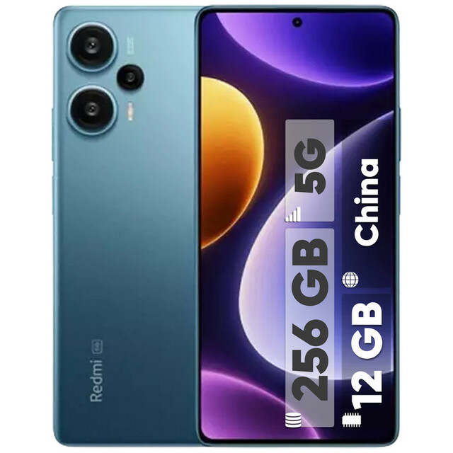 گوشی موبایل شیائومی مدل Redmi Note 12 Turbo 5G دو سیم کارت ظرفیت 256 گیگابایت و رم 12 گیگابایت - پک چین و رام گلوبال