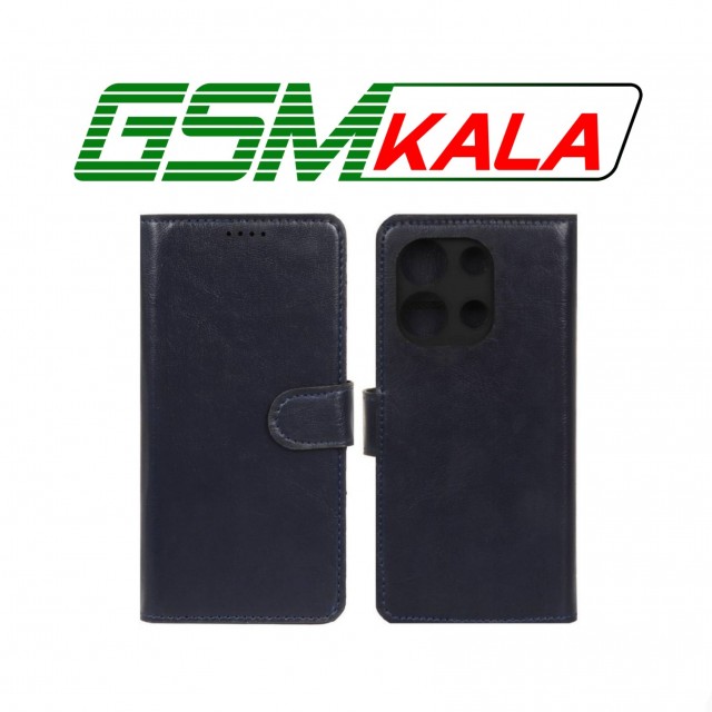 کیف چرمی مگنتی محافظ لنزدار Xiaomi Redmi Note 13 4G