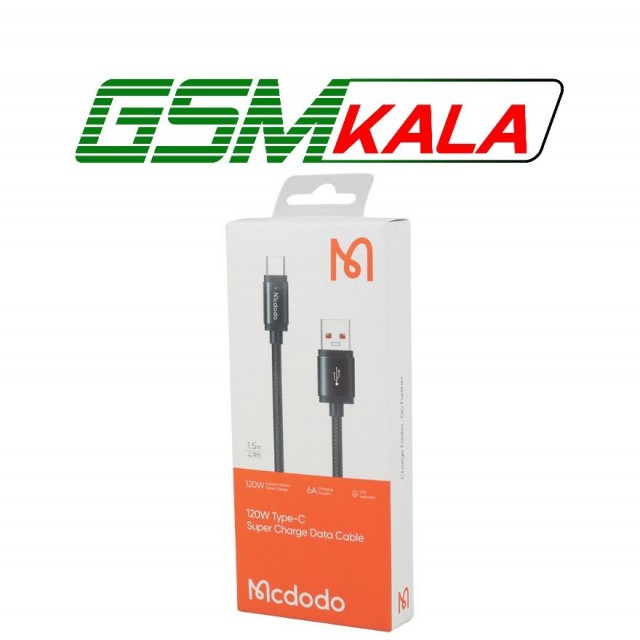 کابل تایپ سی فست شارژ Mcdodo CA-473 6A QC4.0 1.5m