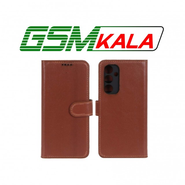 کیف موبایل چرمی مگنتی محافظ لنزدار Samsung Galaxy A55