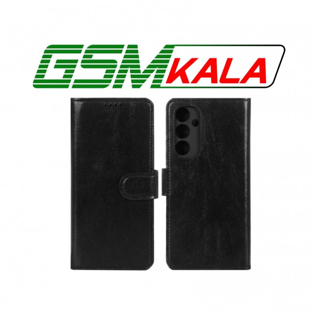 کیف موبایل چرمی مگنتی محافظ لنزدار Samsung Galaxy A55