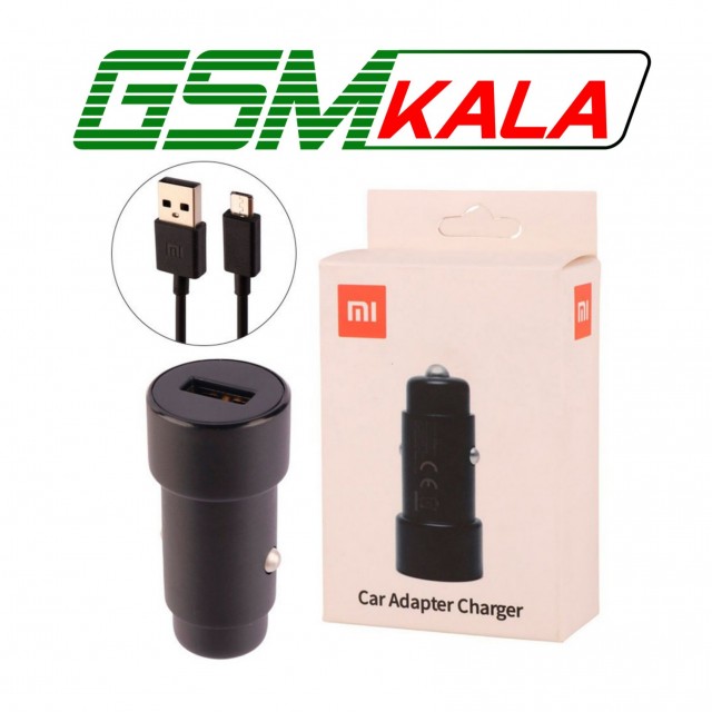 شارژر فندکی CZCDQ03BY 1.5A 7.5W + کابل میکرو یو اس بی