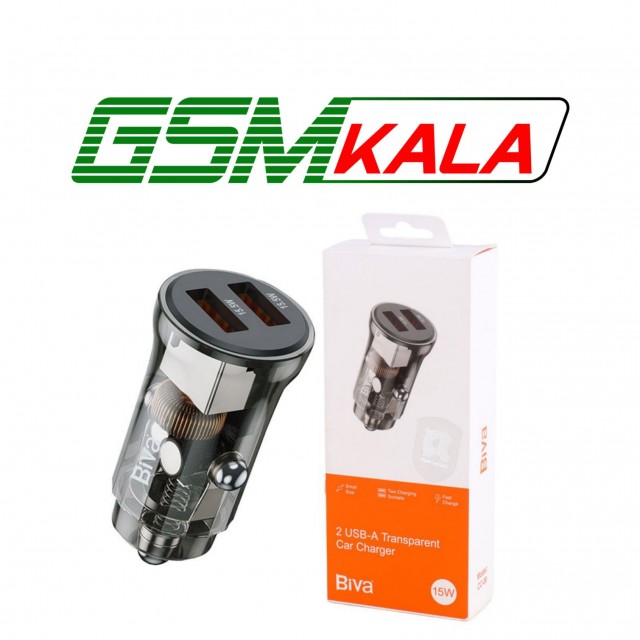 شارژر فندکی فست شارژ Biva CC-08 3.1A 15W