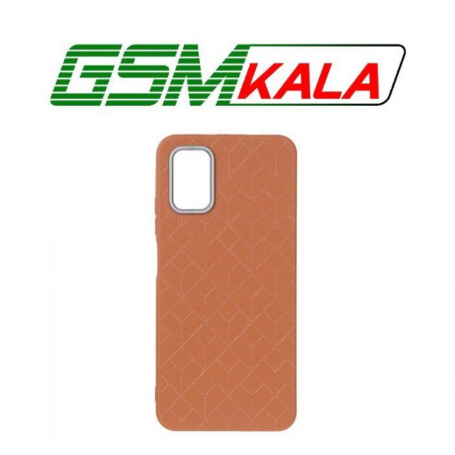 قاب Texture روبیک Xiaomi Poco M3 - Redmi 9T 4G - قهوه ای