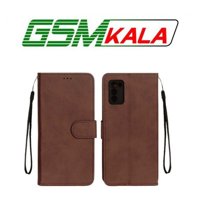 کیف موبایل مگنتی Samsung Galaxy A03s - A02s - قهوه ای