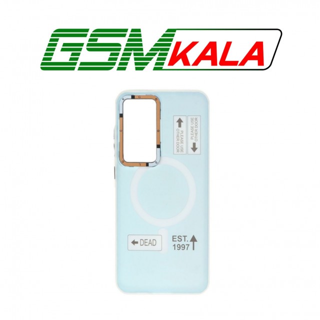 قاب Dead دور مات طرح مگ سیف Samsung Galaxy S24 FE - آبی