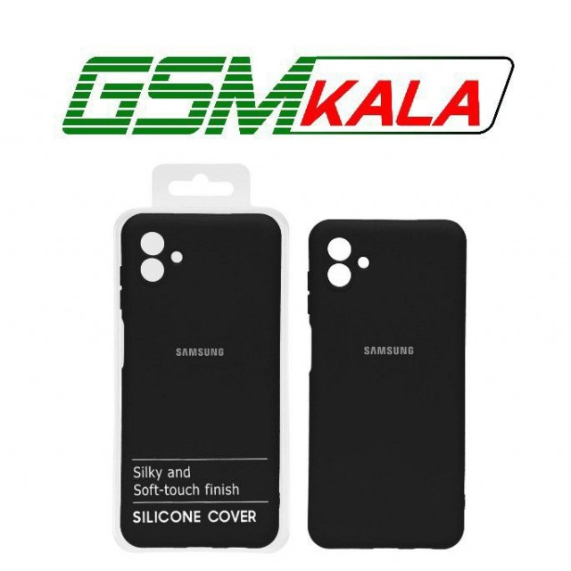 قاب نیو سیلیکون محافظ لنزدار Samsung A04 -RFF - مشکی کد7