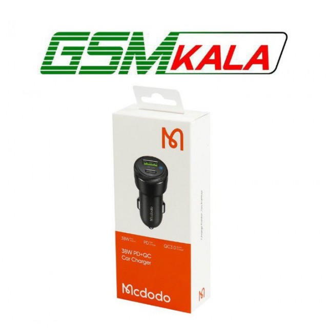 شارژر فندکی فست شارژ Mcdodo CC-5970 QC3.0 2.4A PD 38W