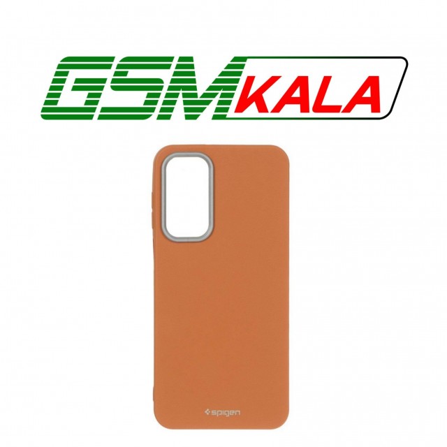 قاب Texture ساده Spigen مدل Samsung Galaxy A16 - قهوه ای