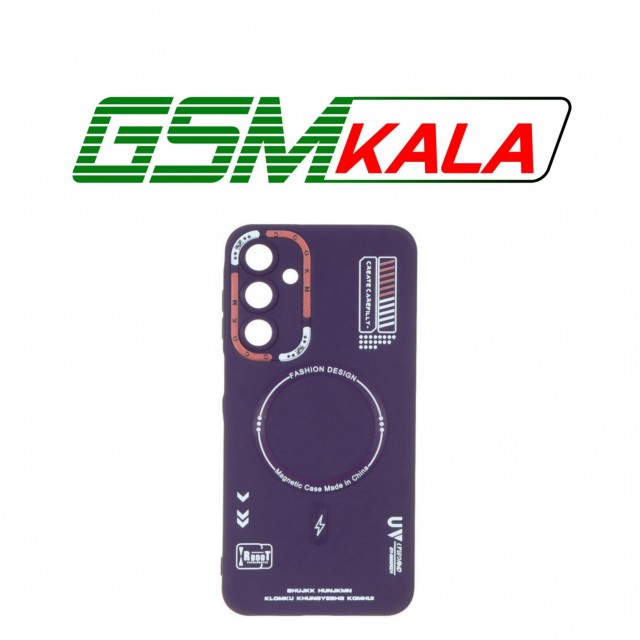 قاب Fashion Design طرح مگ سیف RT مدل Samsung Galaxy A16 - بنفش