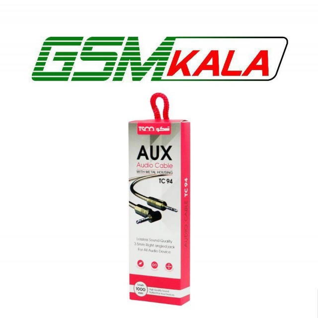 کابل فلزی TSCO TC 94 1m AUX یکسر L