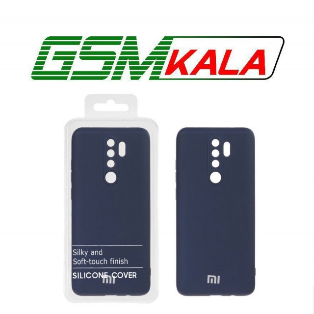 قاب نیو سیلیکون محافظ لنزدار Xiaomi Redmi Note 8 Pro - RFF - سرمه ای