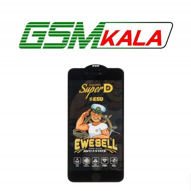 گلس Full Cover Super D Esd Ewesell مدل iPhone 6 Plus - 6s Plus - 7 Plus - 8 Plus