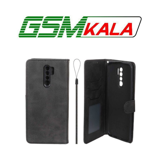 کیف موبایل مگنتی درجه یک داخل خز MNC Plus مدل Xiaomi Redmi 9 / Redmi 9 Prime / Poco M2 - مشکی