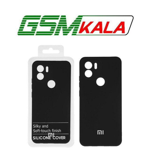 قاب نیو سیلیکون محافظ لنزدار Xiaomi Redmi A1 Plus - Redmi A2 Plus - RFF - مشکی