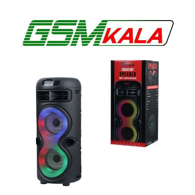 اسپیکر بلوتوثی سینگ ای ZQS42107 + میکروفون و ریموت کنترل