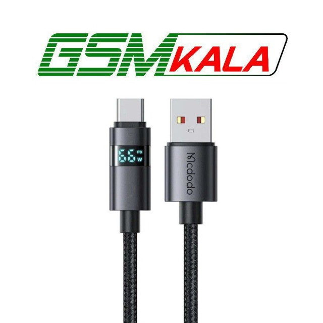 کابل تایپ سی فست شارژ 66 وات مک دودو CA-652 طول 1.2 متر
