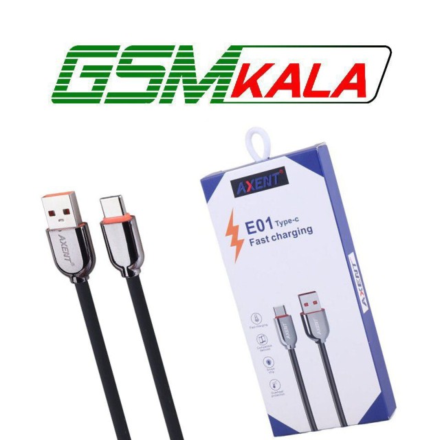 کابل تایپ سی فست شارژ اکسنت E01 طول 1 متر