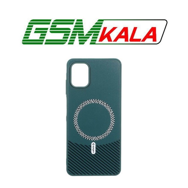 قاب Spigen طرح مگ سیف هاشور دار Samsung Galaxy A06 - سبز