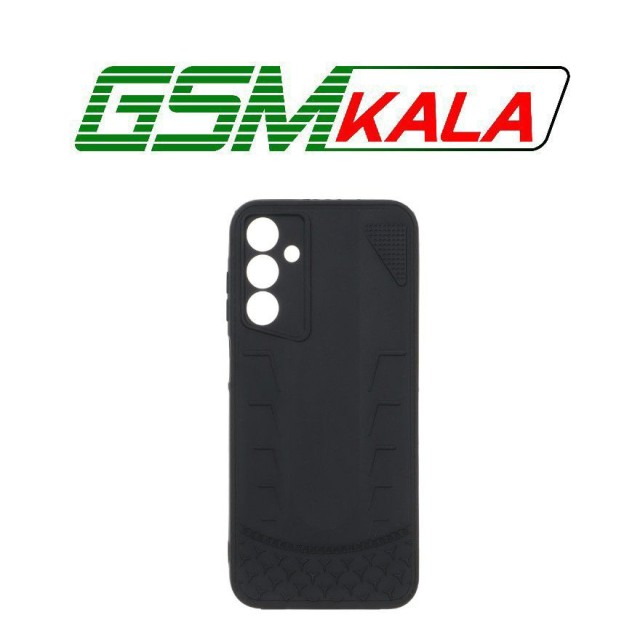 قاب طرح سیلیکون هندسی Samsung Galaxy A15 - مشکی