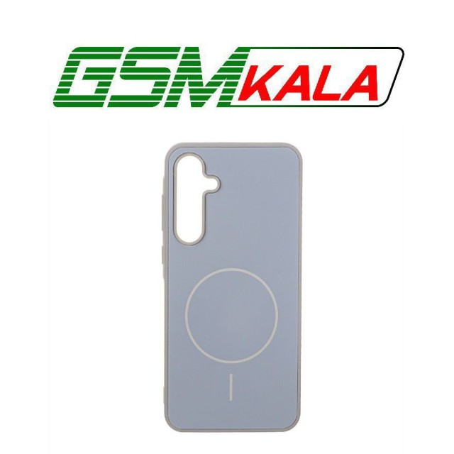 قاب پشت براق طرح مگ سیف سیلور Samsung Galaxy A35 / A55 - خاکستری