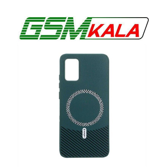 قاب Spigen طرح مگ سیف هاشور دار Samsung Galaxy A03s / A02s - سبز