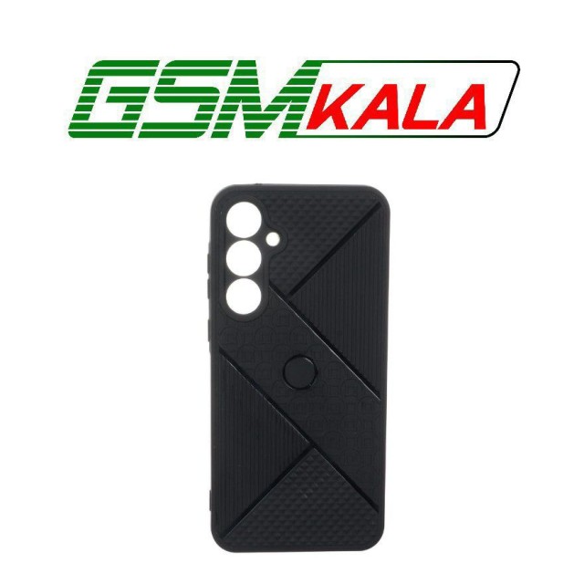 قاب طرح سیلیکون کولاژ Samsung Galaxy A55 - مشکی