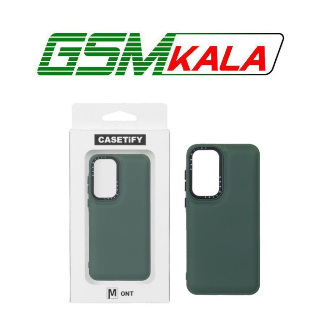 قاب casetify پافر ساده Samsung Galaxy A35 / A55 - سبز (پک دار)