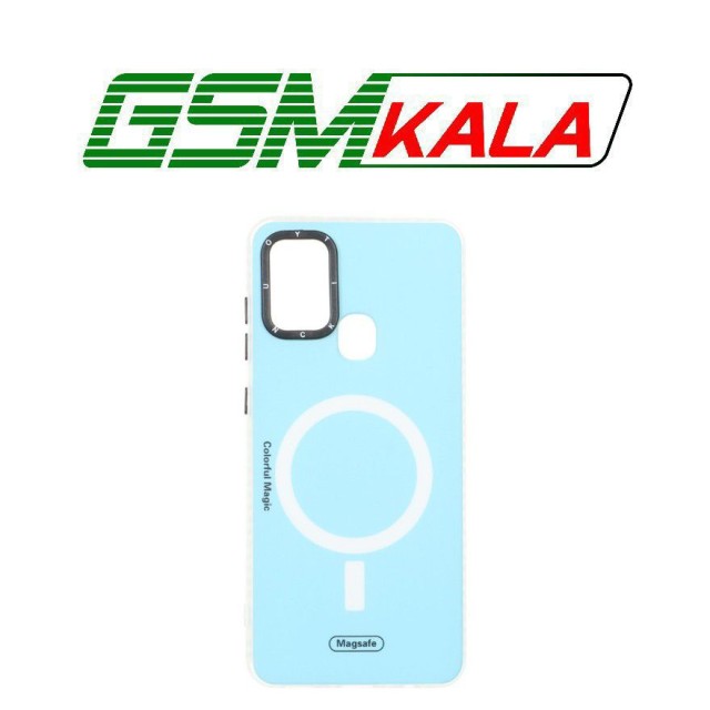 قاب Colorful Magic طرح مگ سیف Samsung Galaxy A21s - آبی