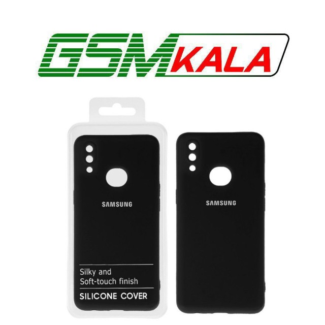 قاب نیو سیلیکون محافظ لنزدار Samsung A10S - RFF - مشکی کد2 (پک دار)