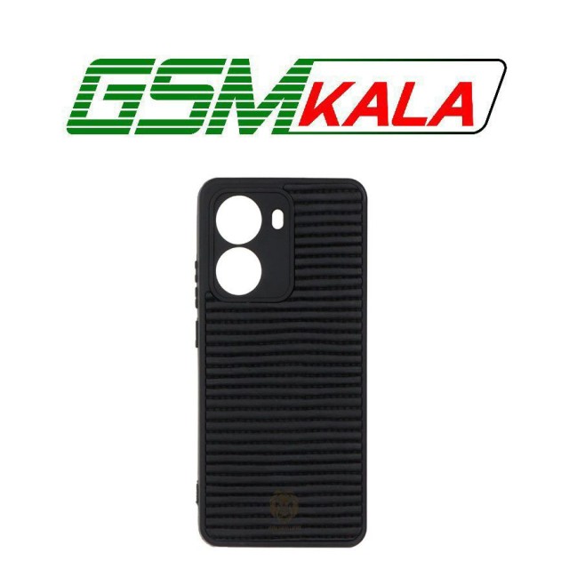 قاب Golden Lion شیاردار Xiaomi Poco X7 Pro - مشکی