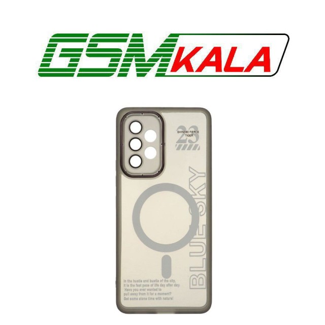 قاب Diamond Space طرح مگ سیف لنز گلس دار Samsung Galaxy A53 - مشکی - MPS