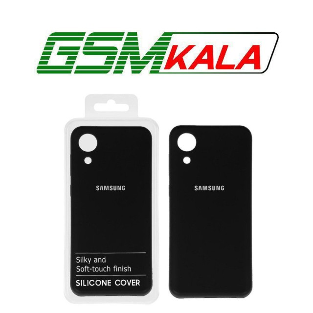 قاب نیو سیلیکون محافظ لنزدار Samsung A03 Core - RFF - مشکی