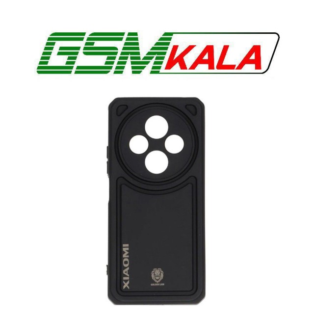 قاب Solid Case منحنی Golden Lion مدل Xiaomi Redmi 14C / Redmi A4 / Poco C75 - مشکی
