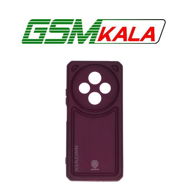 قاب Solid Case منحنی Golden Lion مدل Xiaomi Redmi 14C / Redmi A4 / Poco C75 - بنفش تیره