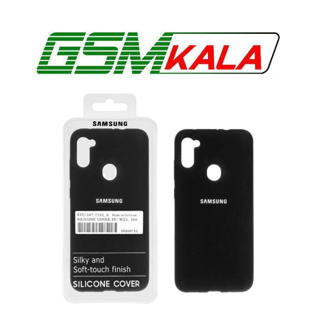 قاب سیلیکونی پاک کنی اورجینال درجه یک Samsung Galaxy A11 / M11 - مشکی (پک دار)