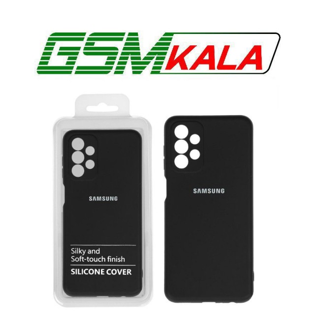 قاب نیو سیلیکون محافظ لنزدار Samsung A23 - RFF مشکی (پک دار)